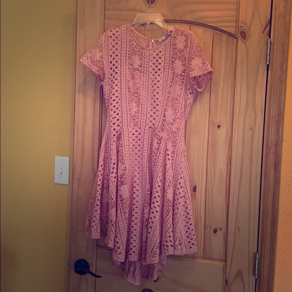 Pink Lace American Rag dress